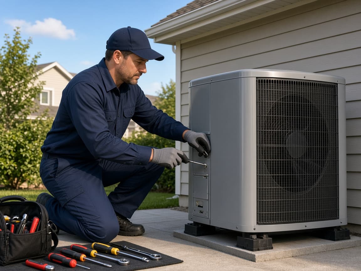 Heating & Cooling landing page preview